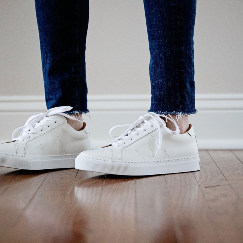 Greats Royale WHite Leather Sneakers Size 8.5 (38.5)